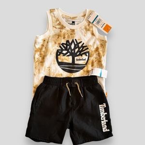 NWT Timberland boys 2 Pieces Tank Short Set Size 24mo